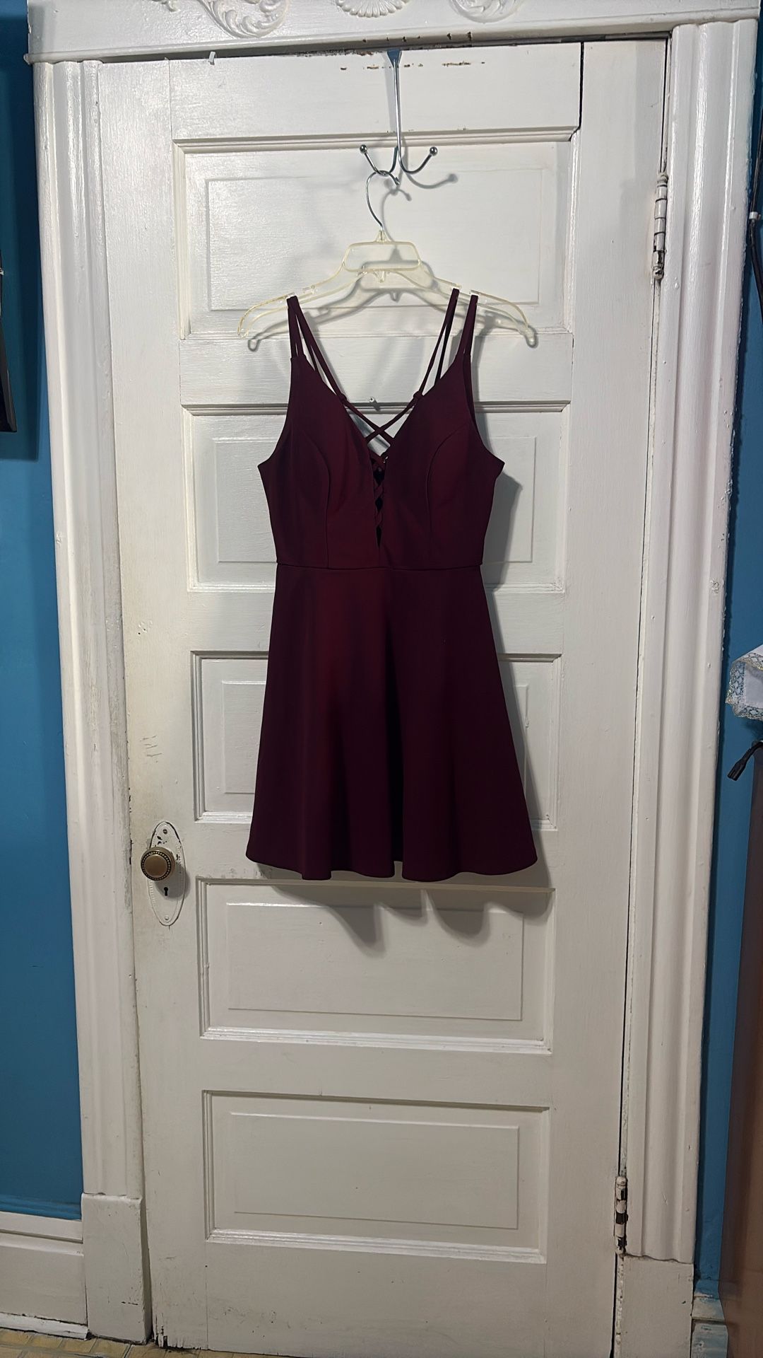 Burgundy Dress