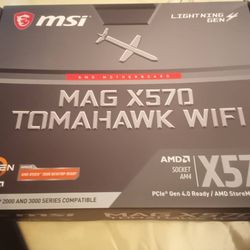 MSI Mag X570 Tomahawk ATX AMD Motherboard & Fractal Meshify  Case