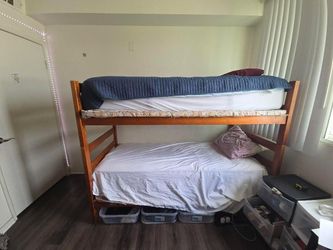 Wooden Bunk Bed Frame