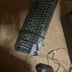 Gaming Desktop And Keyboard And Mouse 