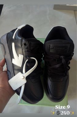 Off white office sneakers size 9