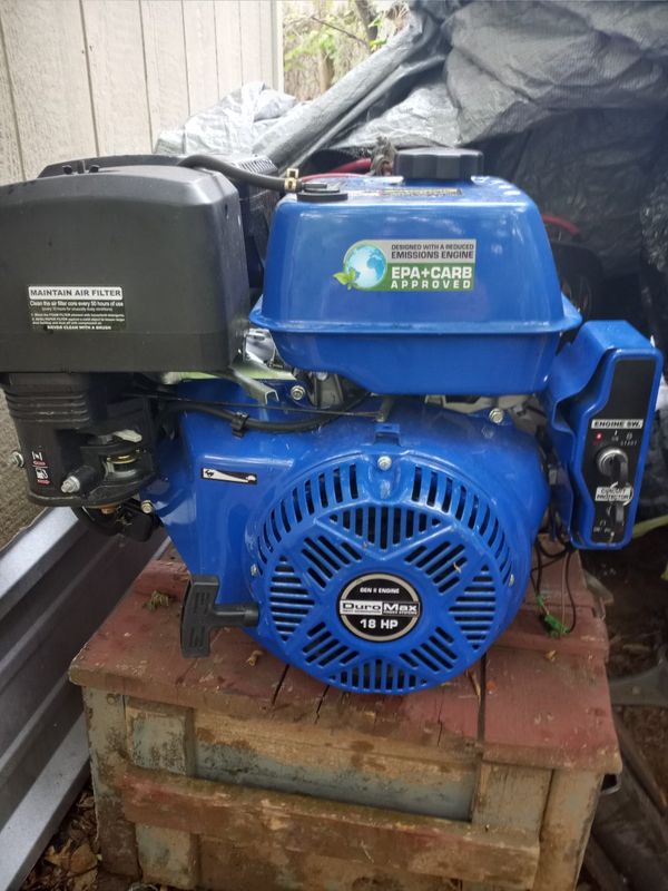 Duromax 18hp 440 cc electric start motor for Sale in Burleson, TX OfferUp