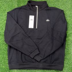 Alo quarter-zip brand new Black