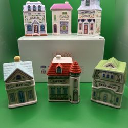 Lenox Spice Village 6 Piece Set #4 (Gourmet Way)- NEW 2024