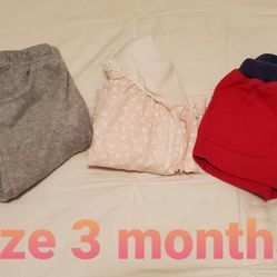 Size 3 months