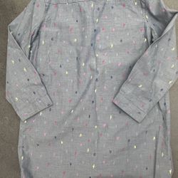 Patterned Button-Up dress