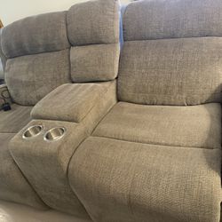 Gray Reclined Sofas