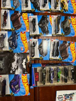 Batman hot wheels collection