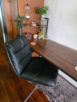 Wayfair Mid-Century Leather Office Chair