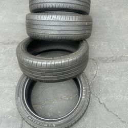 Set. Tires. 225.  45. 19.   Michelin 