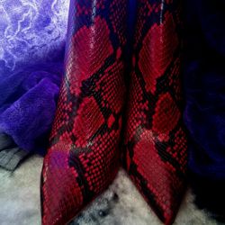 Steve Madden  Red And Black Stiletto Ankel  Heels