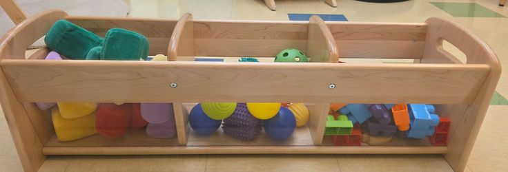 Kaplan Carolina Line Tot-Explorer Storage Bin with Plexi-Glass Sides - Kid's Classroom Furniture