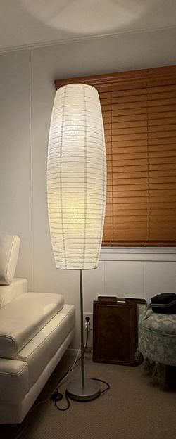 Rice paper floor lamp
