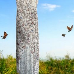 HH Boutique Elegant Floral Summer/ Party/ Boho Dress 