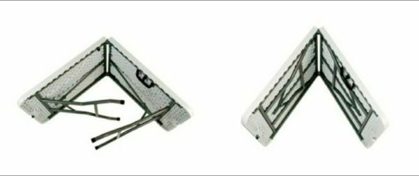 Mesas ($8) y sillas ($1,65)para eventos y fiestas