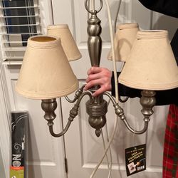 Small Nickel Chandelier Brand New Never Used $20