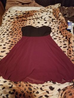 Strapless dress