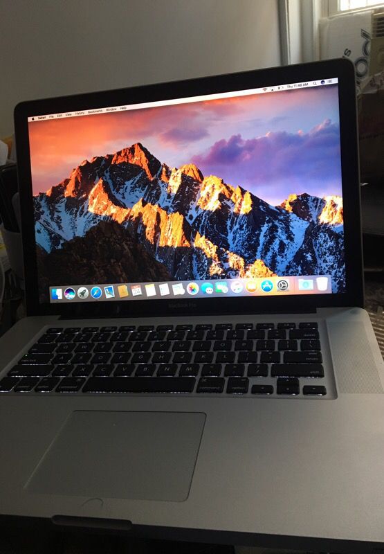 MacBook Pro 💻. Version 10.12.6 macOS Sierra. Processor 2 GHz. Intel core i7. 8 GBmemory RAM. 500 GB hardrive 2011