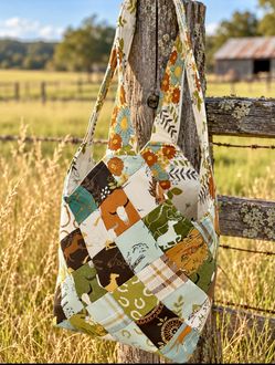 Quilted Patchwork Bag Western