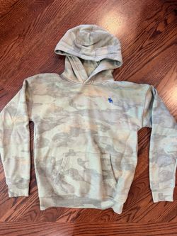 Abercrombie Kids Essential Icon Camo Hoodie Size 13-14