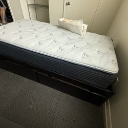 Small twin bed and frame available