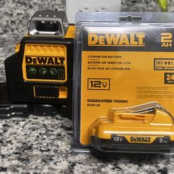 Dewalt 12v Square Green Beam Laser 3 Line Square Escuadra 
