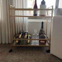 Brass Bar Cart