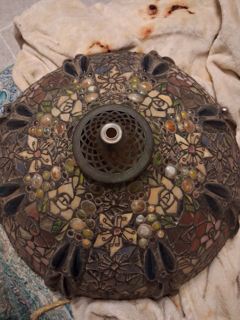 Multicolored Tiffany Style Desk Lamp