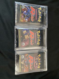 Pokemon Team Rocket Booster Pack 1st edition art set sealed unweighted untampered wotc mint