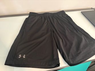 Large black under armor active shorts