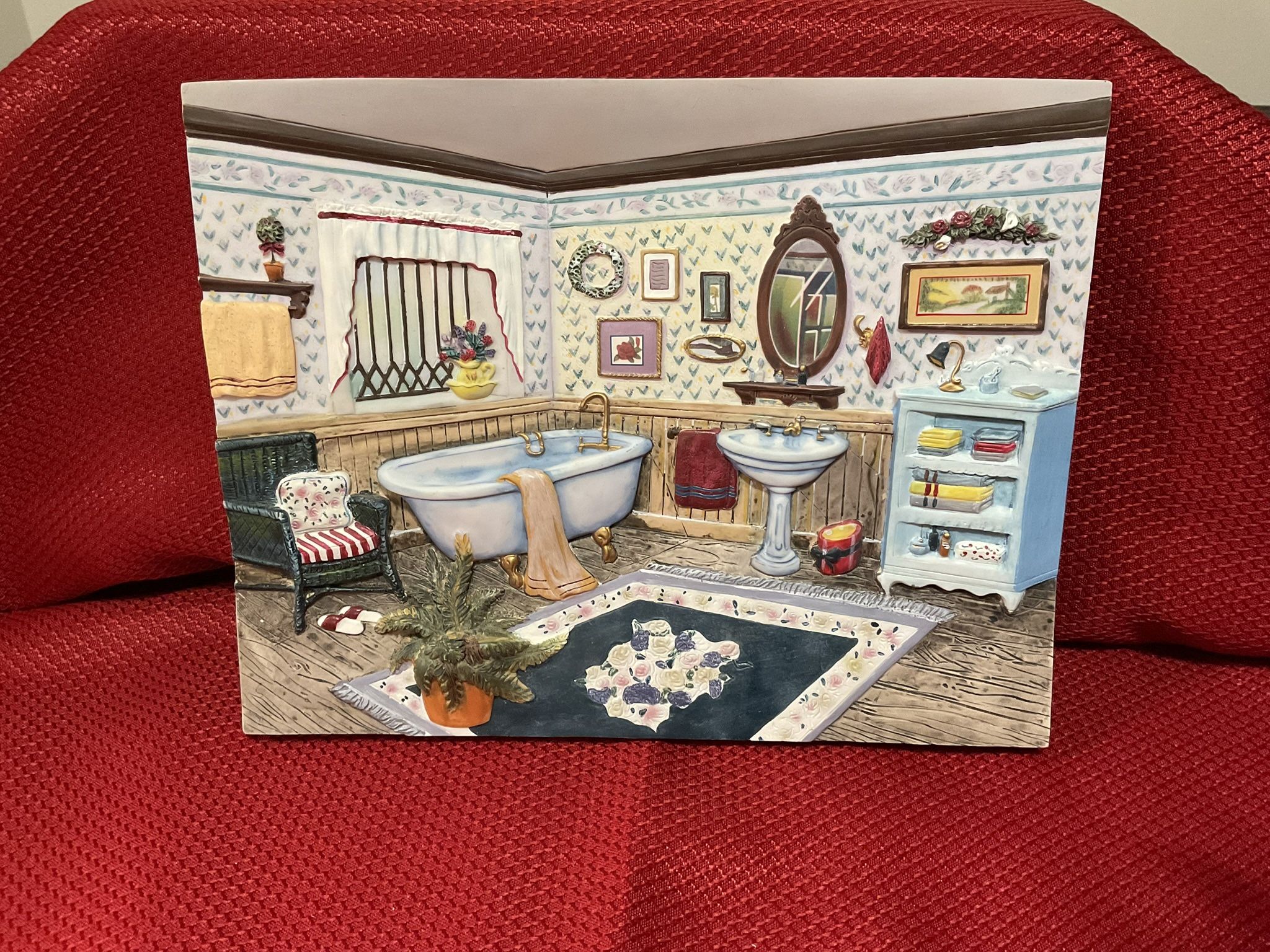 Reco 1999 Rooms With A View "Top of the Morning" 3D Plaque   (Located in Woonsocket, RI)