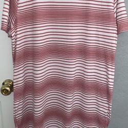 Pink & White Stripe Dress