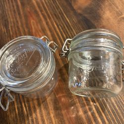 50 Vintage glass 200ml jars