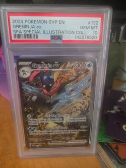 Greninja ex #132 PSA 10 Gem Mint Pokemon Card