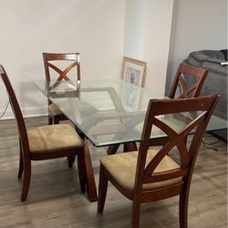 Glass Dining Room Table 