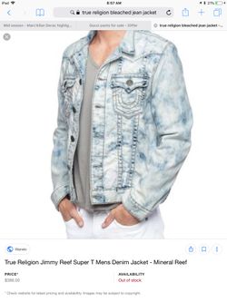 True religion bleacher denim jacket