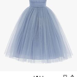 Dusty Blue Dress