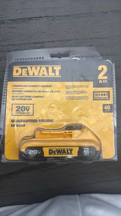 DeWalt 20V Max 2Ah Lithium Ion Battery DCB203