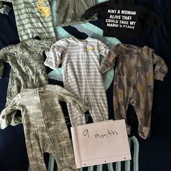 Baby Clothes 3-9 Month All Sold Together  73 Total Clothes 