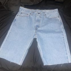 custom denim jorts