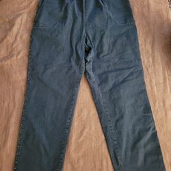 Vintage Quacker Factory High Rise Straight Rhinestones XL Jeans Stretch