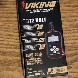 Viking 12V Digital Battery and System Tester