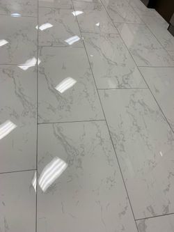 Porcelain floor