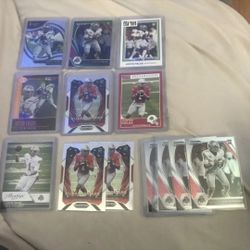 Justin Fields Rookie Card Lot Of 13! 