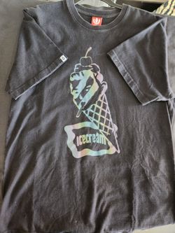 Icecream Brand Black Graphic T-Shirt