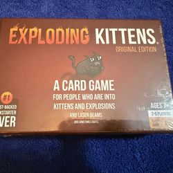 Exploding Kittens Original Card Game – Board Game – New – Sealed – $15 – Firm