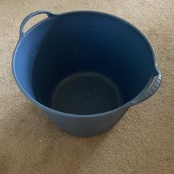 Large Plastic Bucket Multipurpose Tub 18” diameter 13” height