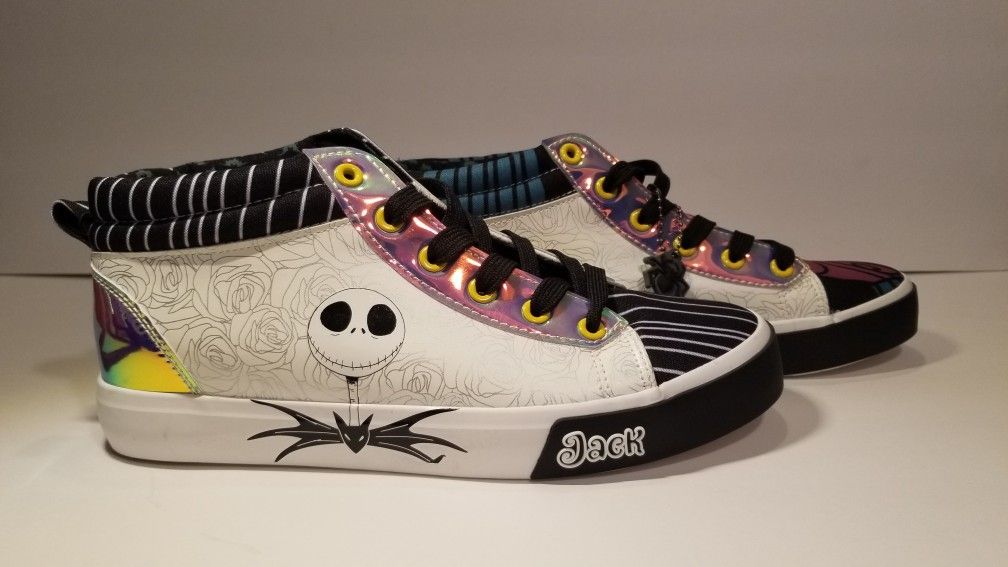 Disney Nightmare Before Christmas Sneaker Shoes Size Adult 8 (New)