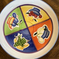 Hand painted Fruit Plater (see description)