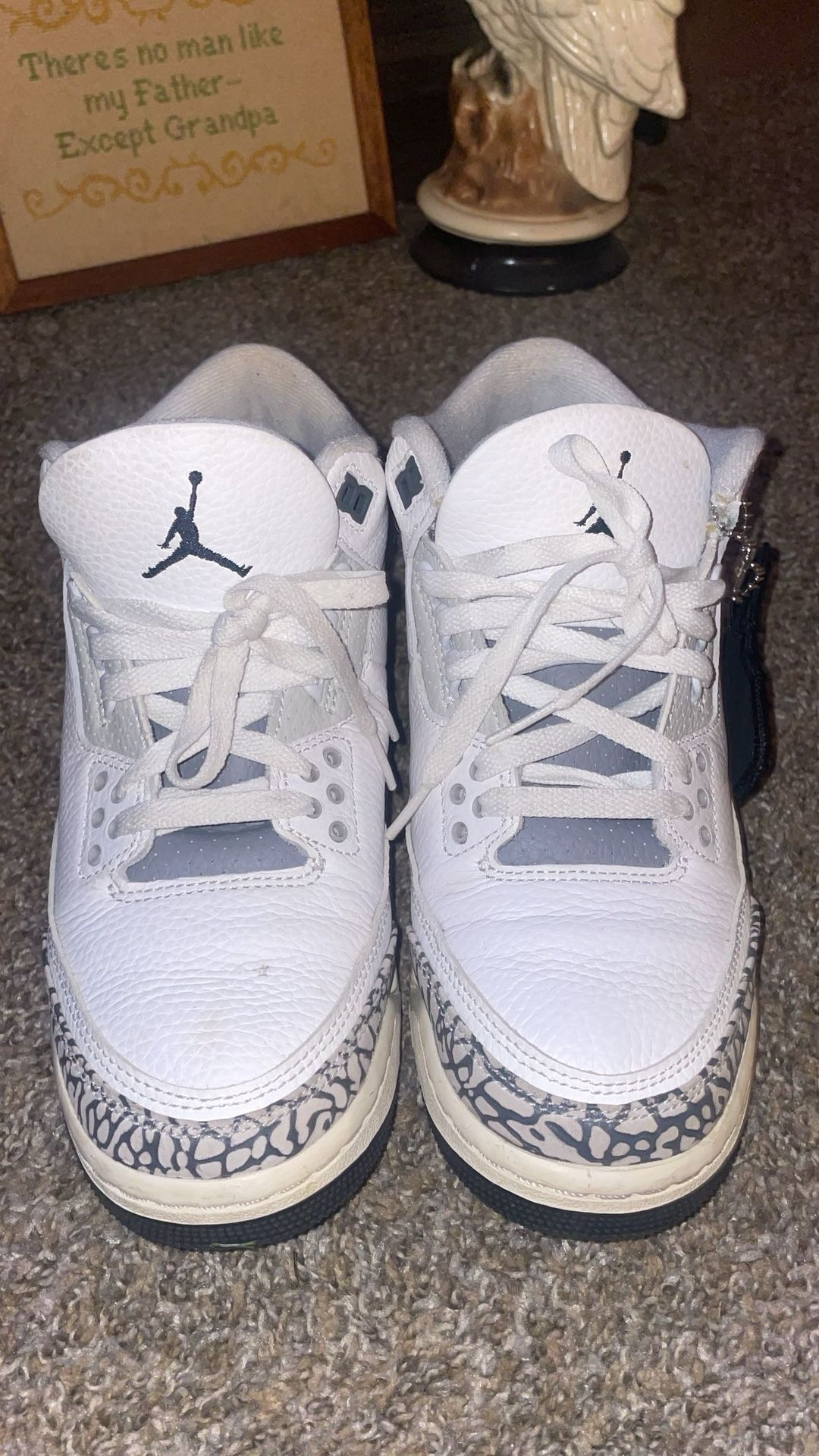 Jordan 3s With Elephant Keychain
